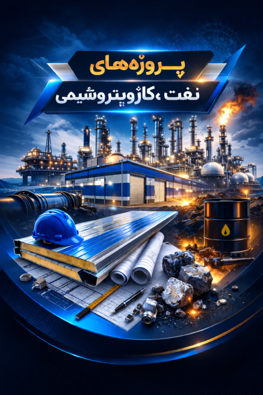 شرکت مهام پانل ساندویچ پانل ساخت در زمینه نفت گاز و پتروشیمی